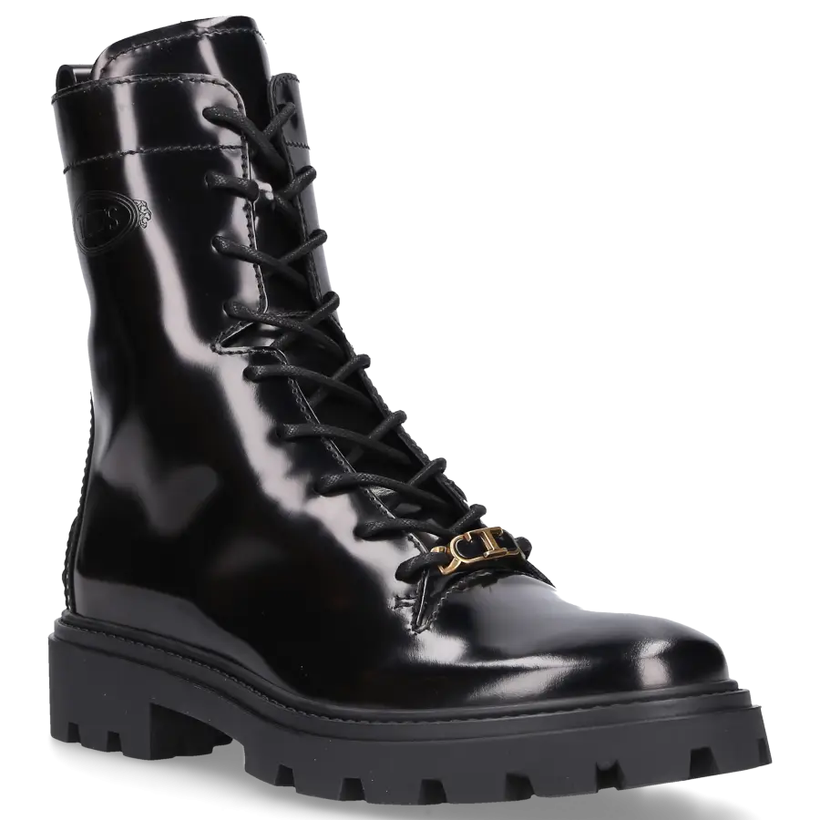 Tod's - Stiefeletten Glattleder - schwarz