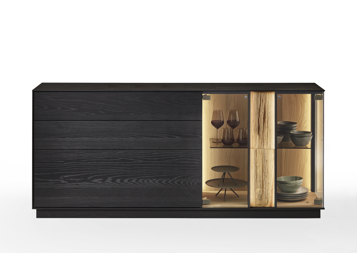 Hartmann Sideboard Kilva mit Glas