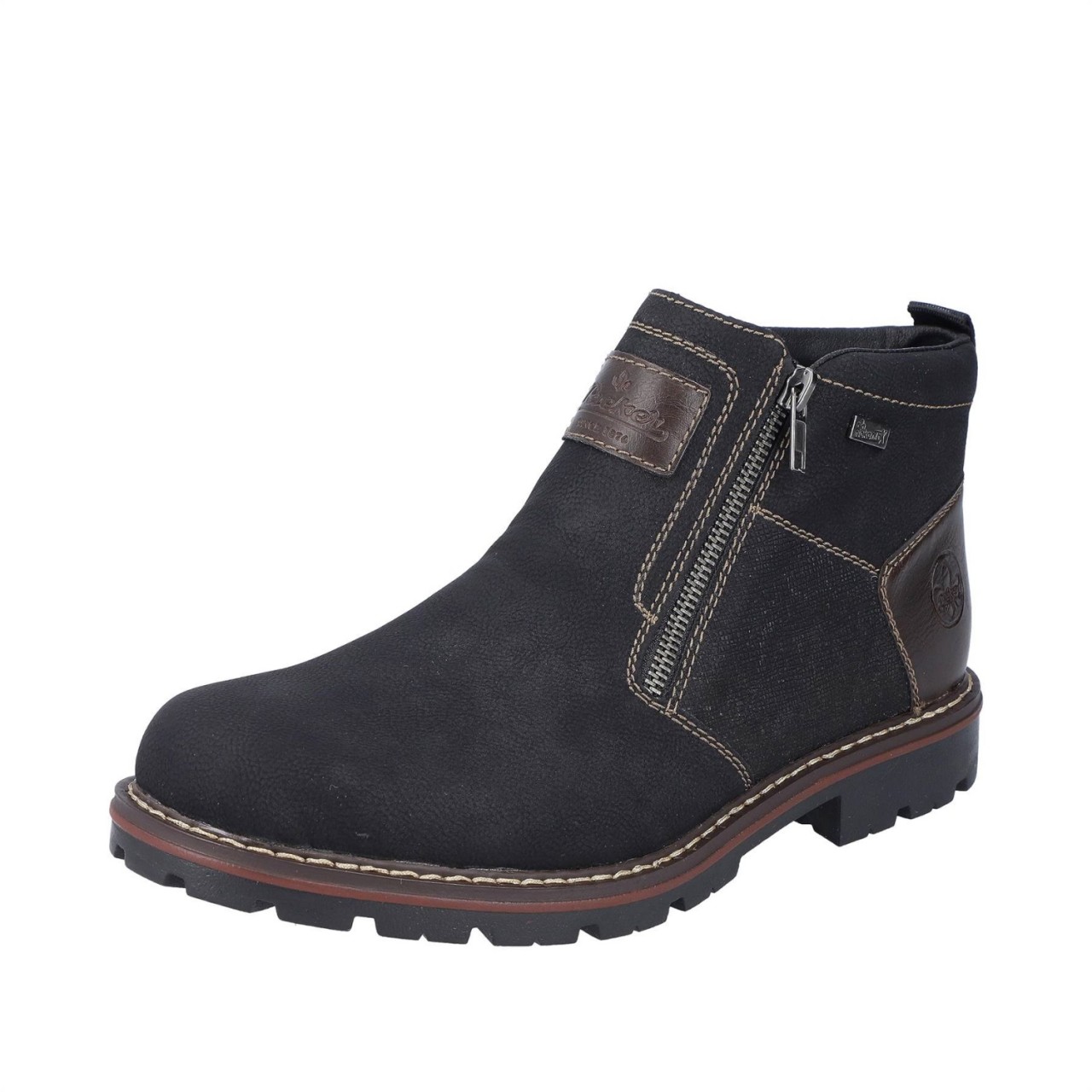 RIEKER Stiefeletten schwarz HWK Herren Stiefel