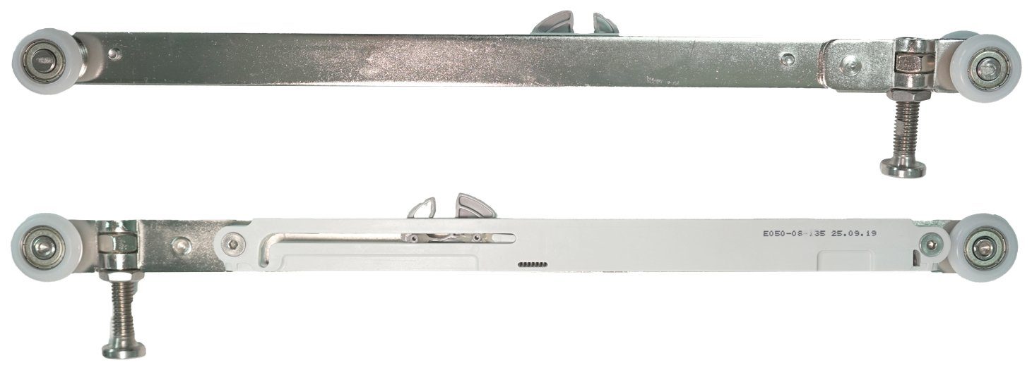 Novadoors Schiebetür Ontario Bianco Holz (Set), BxH: 93,5x205,8 cm, mit Muschelgriff