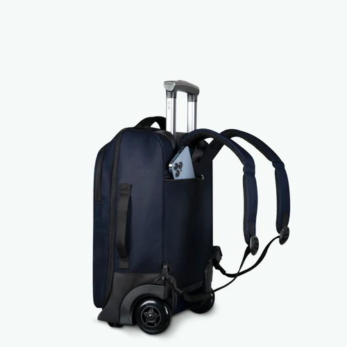 Reykjavik 2-wheel soft-sided suitcase, XS, navy blue