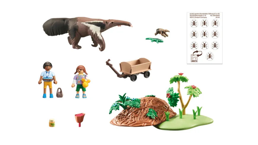 PLAYMOBIL 71012 -  WILTOPIA Ameisenbärpflege