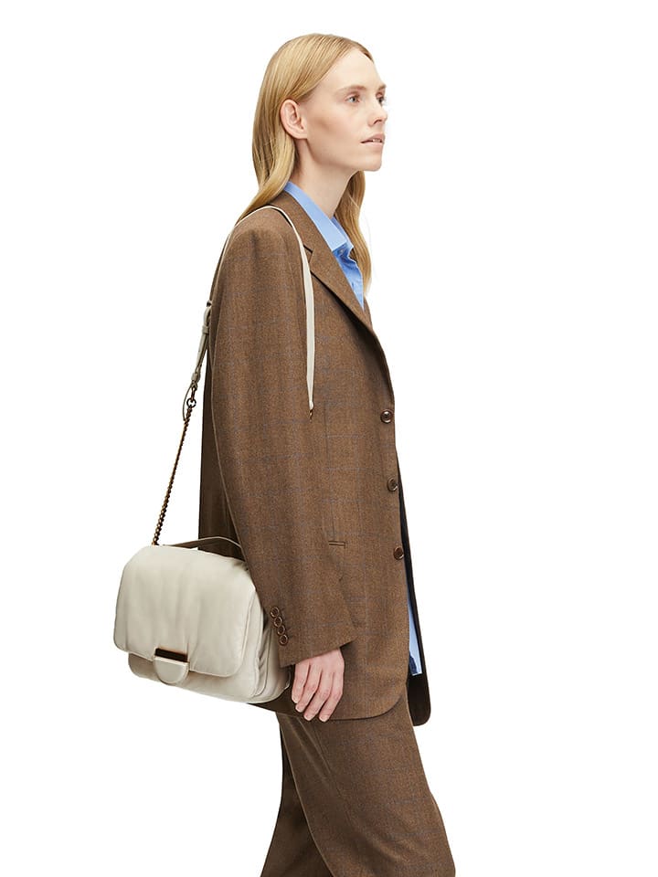LIEBESKIND BERLIN Leder-Umhängetasche in Creme - (B)27 x (H)17 x (T)10 cm günstig kaufen onesize