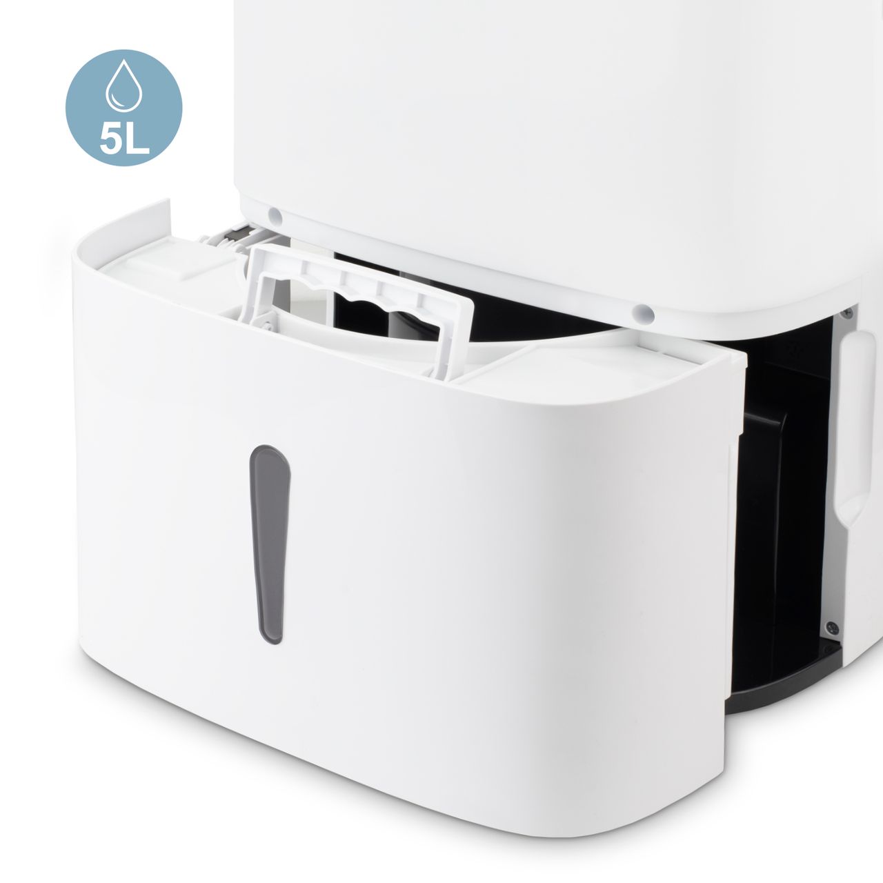 H.Koenig Tragbarer Luftentfeuchter DSH520, 20L/Tag, Fernbedienung, 24-Stunden-Timer
