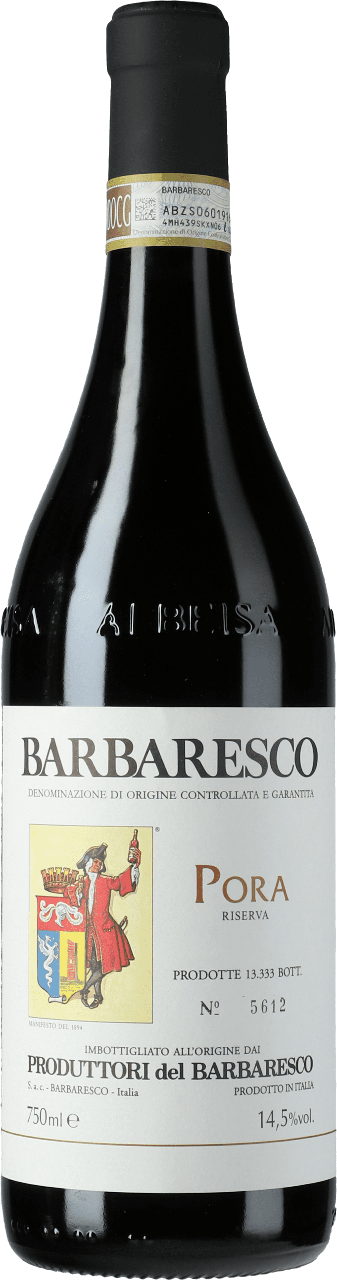 Produttori del Barbaresco: Barbaresco Riserva Pora DOCG 2019