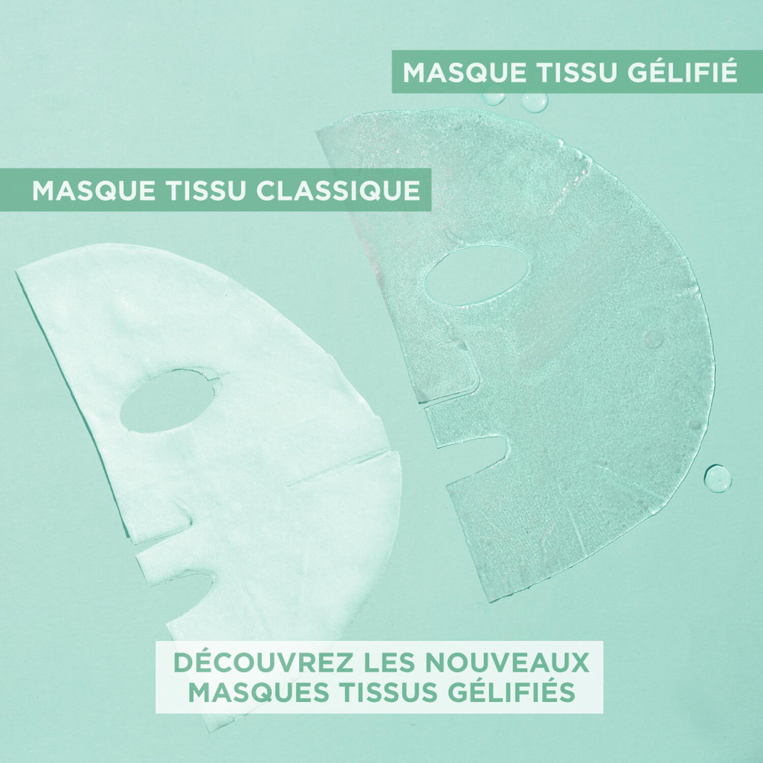 Garnier SkinActive Masque tissu gélifié Hyaluron Cryo Jelly