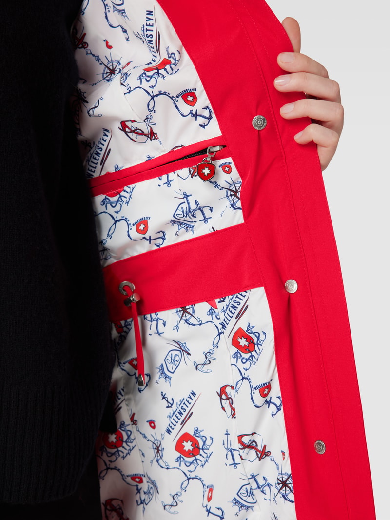 Funktionsjacke mit Label-Detail Modell 'MODENA' in rot