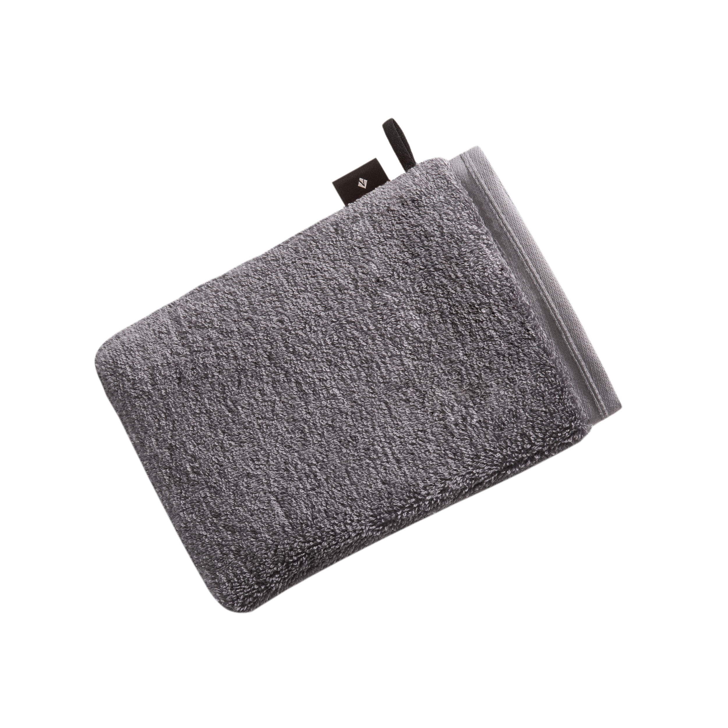 VOSSENWaschhandschuh dunkelgrau