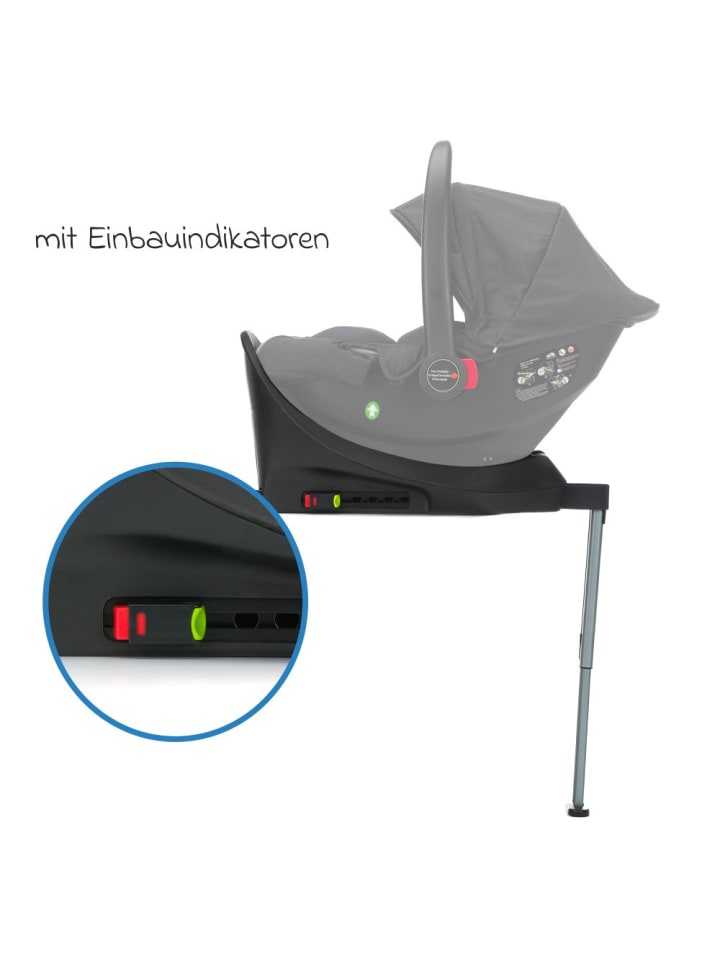 fillikid Isofix-Basis-Station i-Size für Babyschale Jaguar in schwarz günstig kaufen onesize