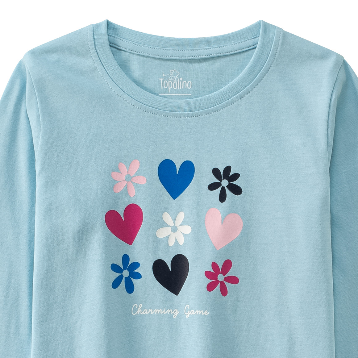 Mädchen Langarmshirt mit buntem Print