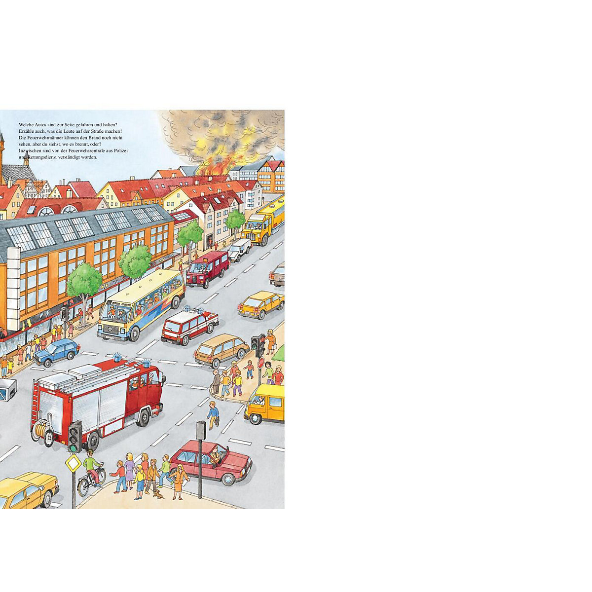 Wimmelbuch Feuerwehr für Kinder ab 3 Jahren