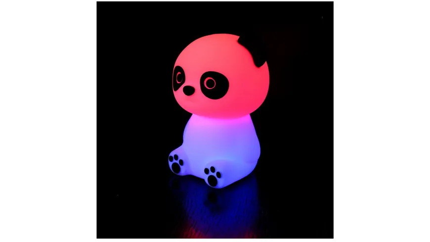 MegaLight LED Kinder Nachtlicht PADDY PANDA RGB dimmbar mit Timer