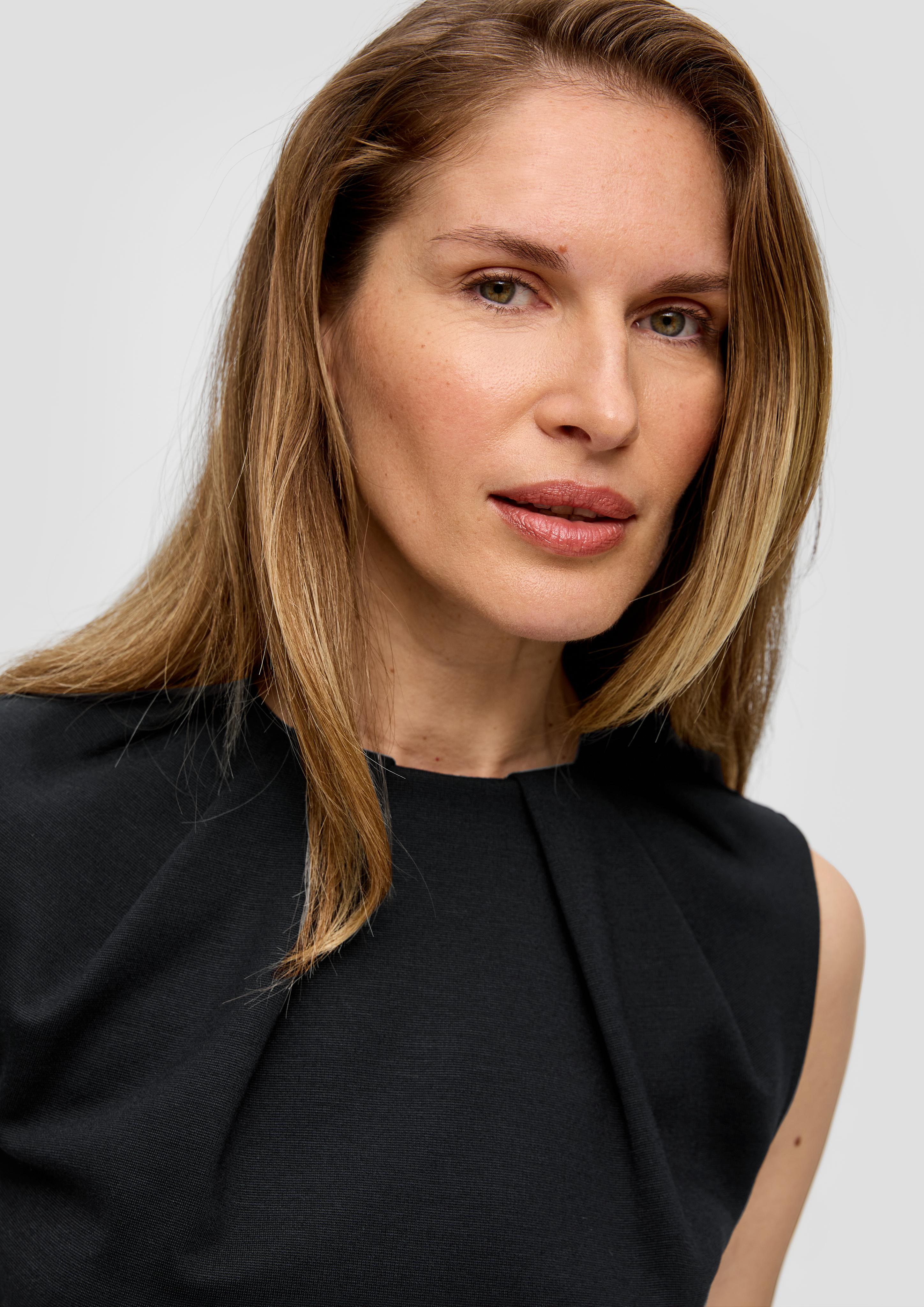 Ärmellose Bluse aus Jersey  2140832-9999