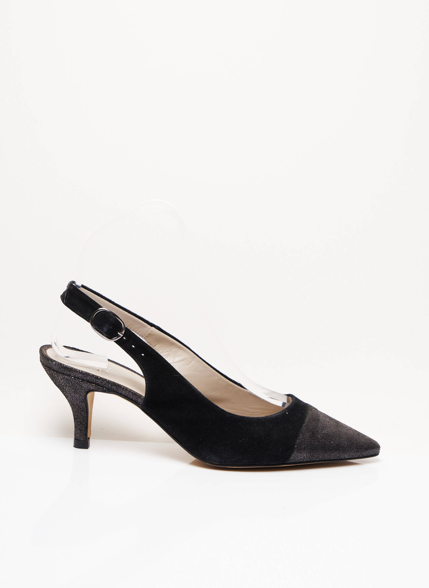 Perlato Sandales Nu Pieds Femme couleur noir
