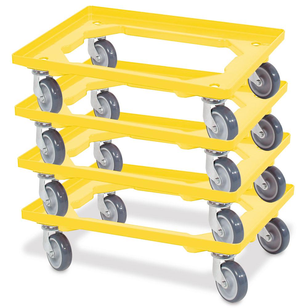 BRB Transportroller 600x400 mm gelb (4er Set)