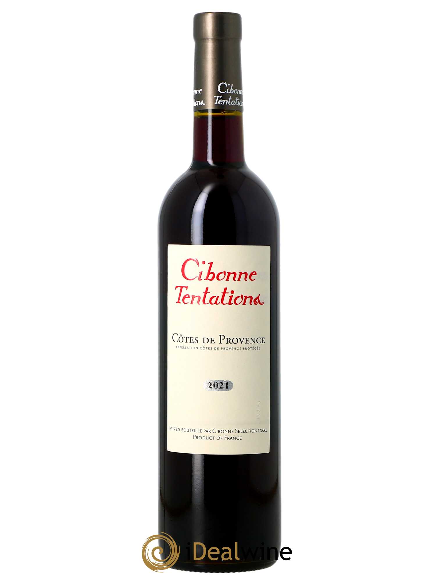 Côtes de Provence Clos Cibonne Tentations  2021 - Lot de 1 Bouteille