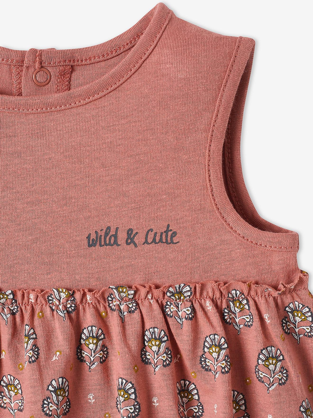 Robe et bandeau assorti bébé fille écru