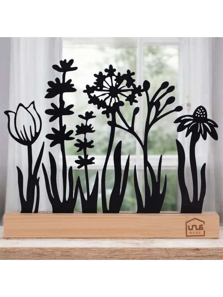 UNUS Aufsteller Blumenwiese in Schwarz günstig kaufen onesize
