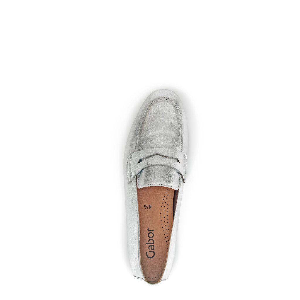 Gabor fashion Slipper silber