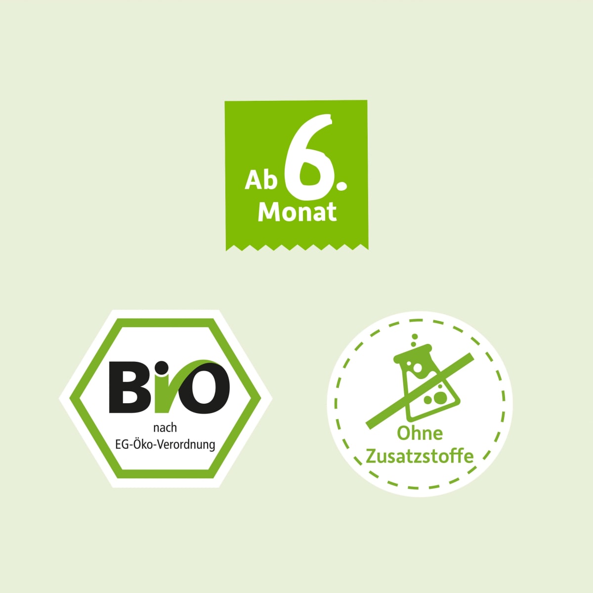 Abendbrei Banane, Apfel, mit Grieß ab dem 6.Monat, 190 g