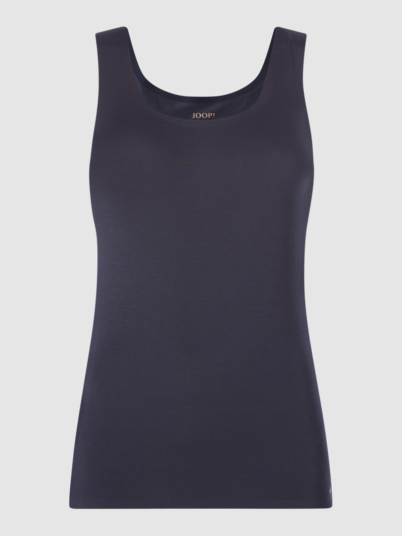 Unterhemd mit Stretch-Anteil - nahtlos in marineblau