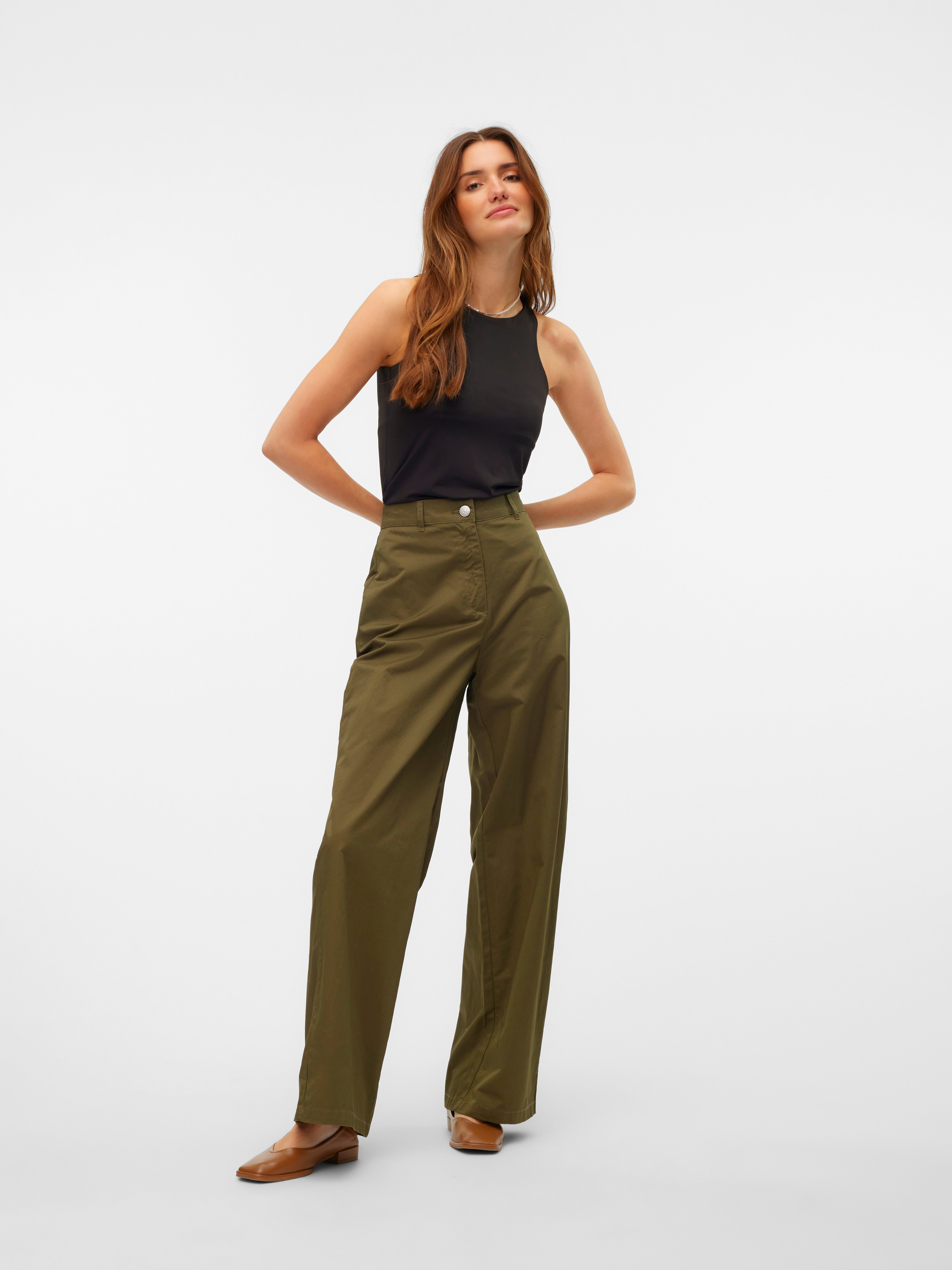 VMCHRIS Hohe Taille Hose