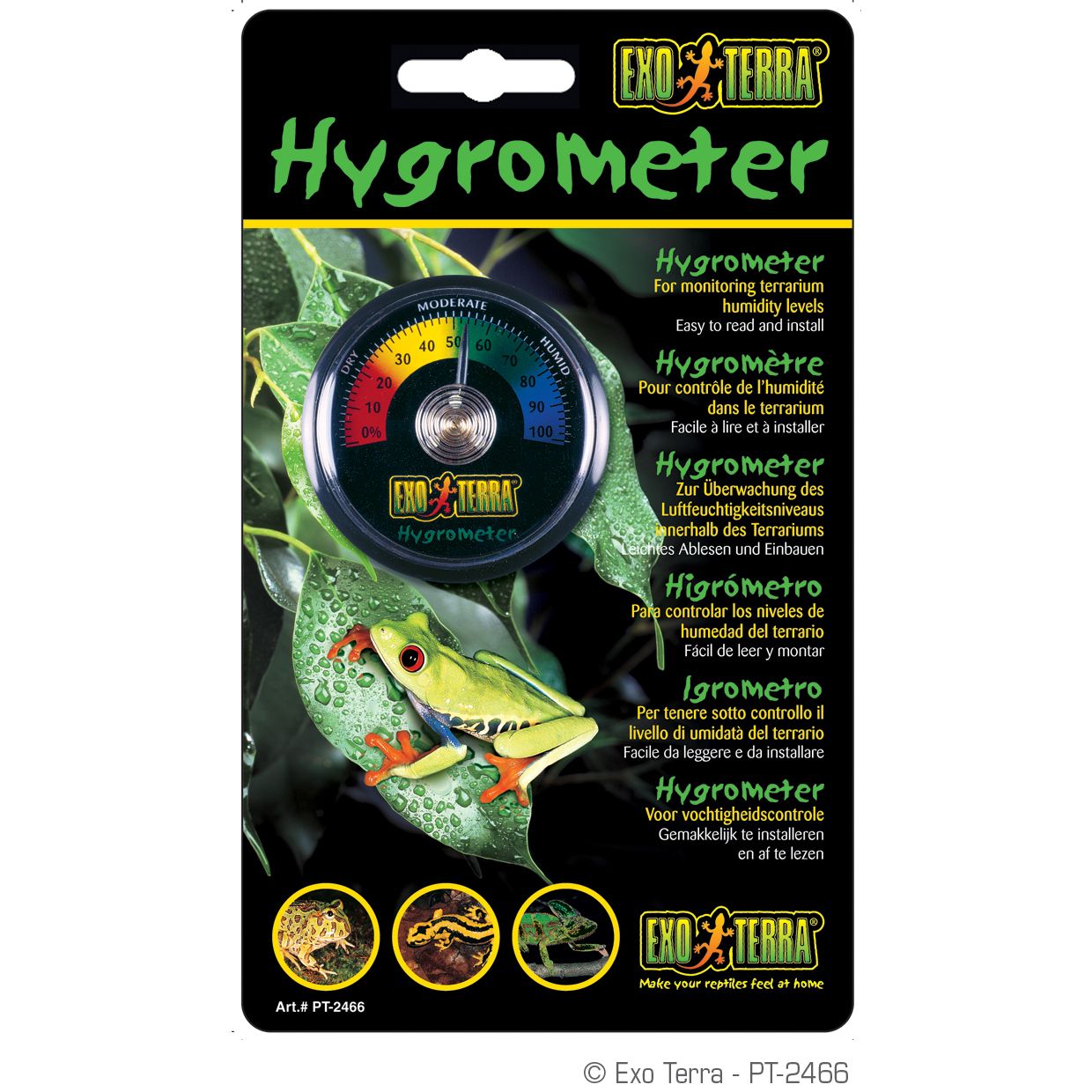 Exo Terra Thermometer & Hygrometer Exo Terra Hygrometer Rept-O-Meter