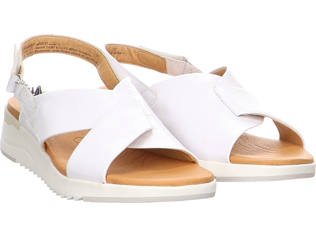 CAPRICE Sling-Pumps weiss