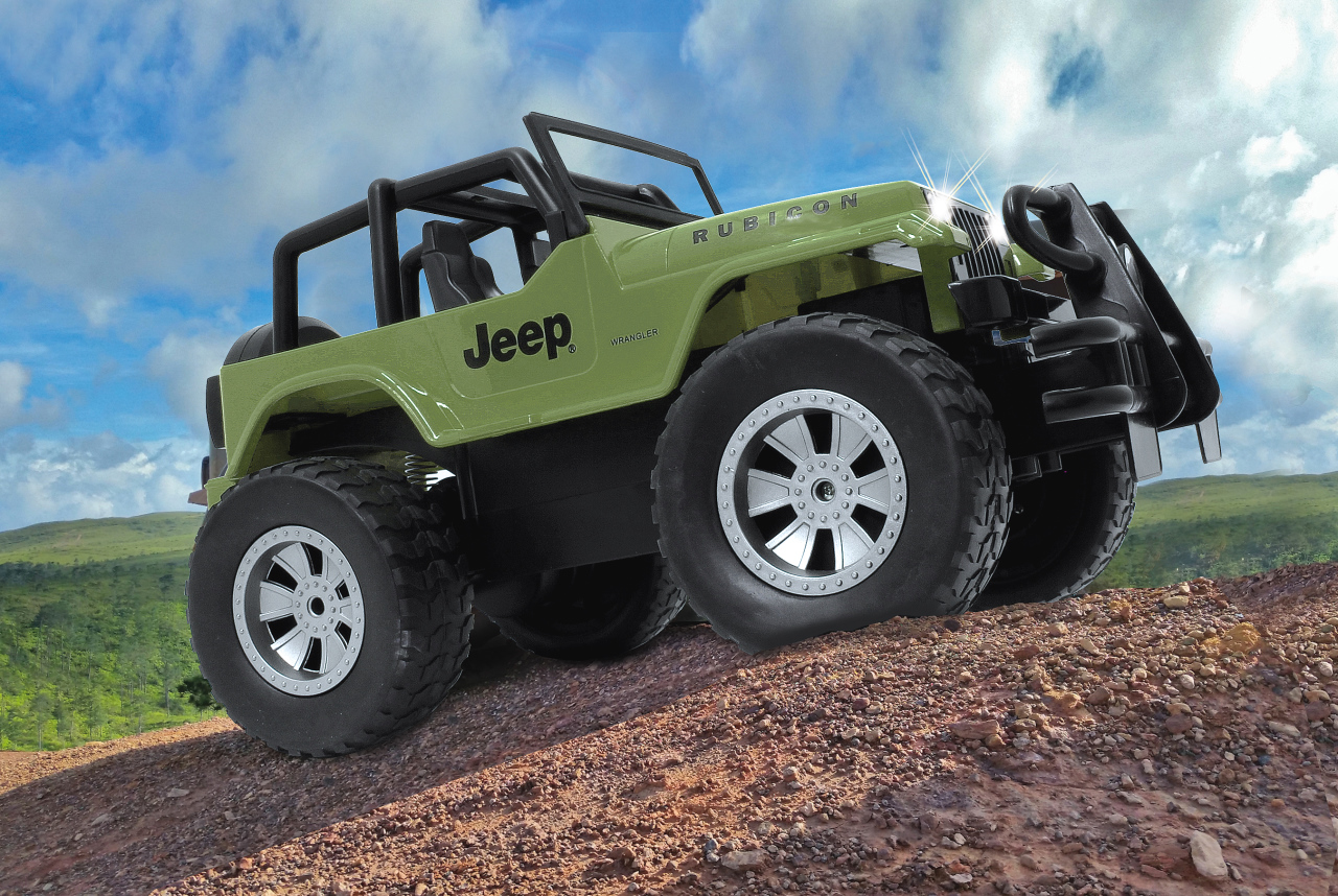 Jamara e.K. Jeep Wrangler Rubicon 1:14 olivgrün 2,4GHz