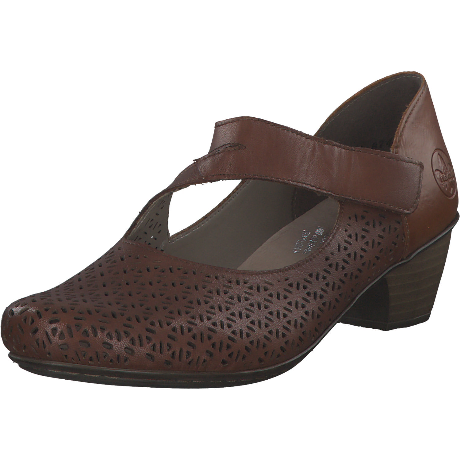 Rieker 41796, Pumps, Damen, nuss/cayenne
