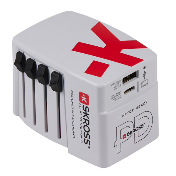 WORLD USB CHARGER AC65PD WITH USB-C CABLE - Reisestecker