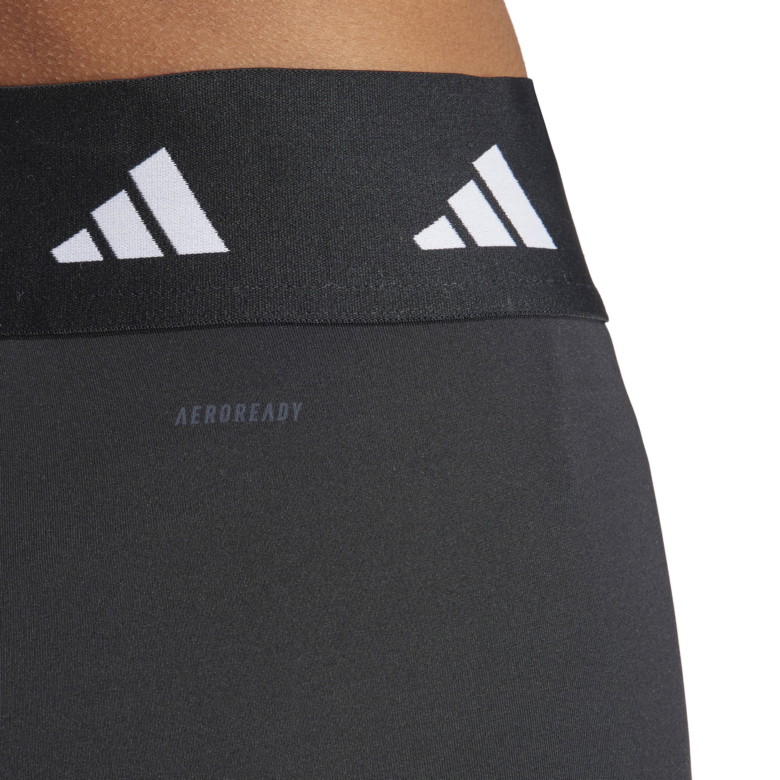 Tech-Fit Short Tight Damen - Schwarz, Weiß