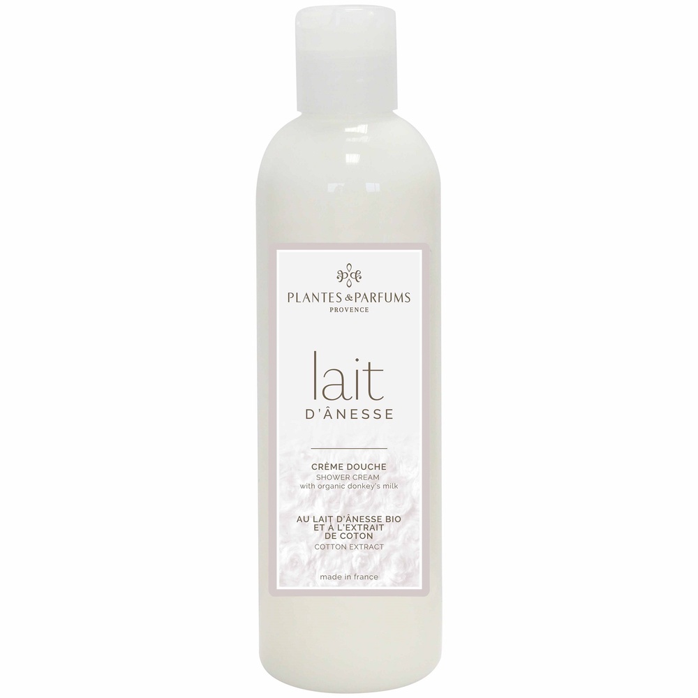 Plantes et Parfums Lait d’Ânesse & Extrait de Coton Crème Douche