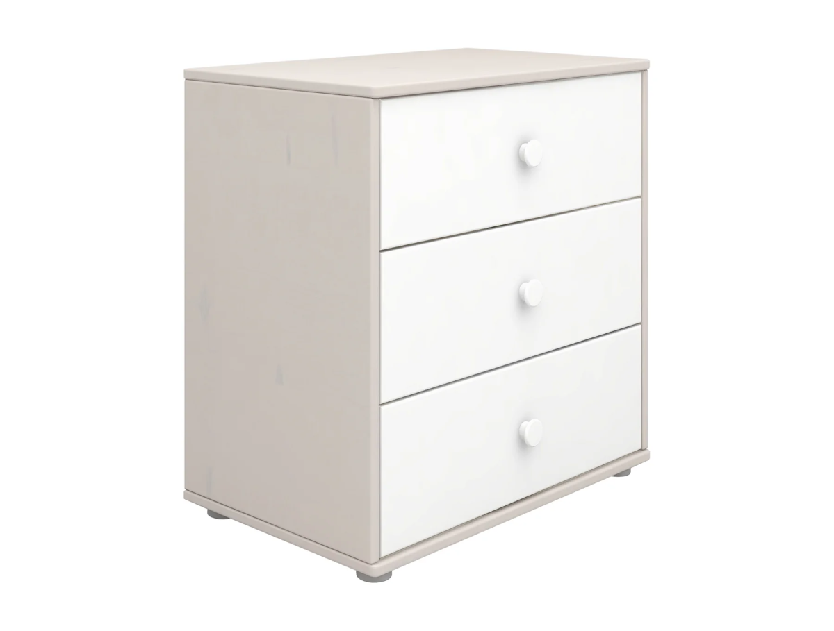 Flexa Kommode Classic Weiß Grau