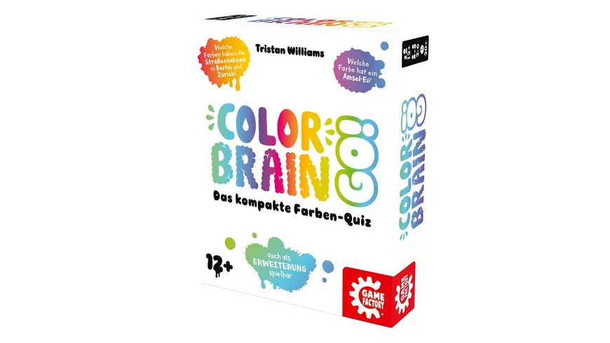 Game Factory - Color Brain Go Erweiterung Das Party-Quiz für Farb(be)kenner