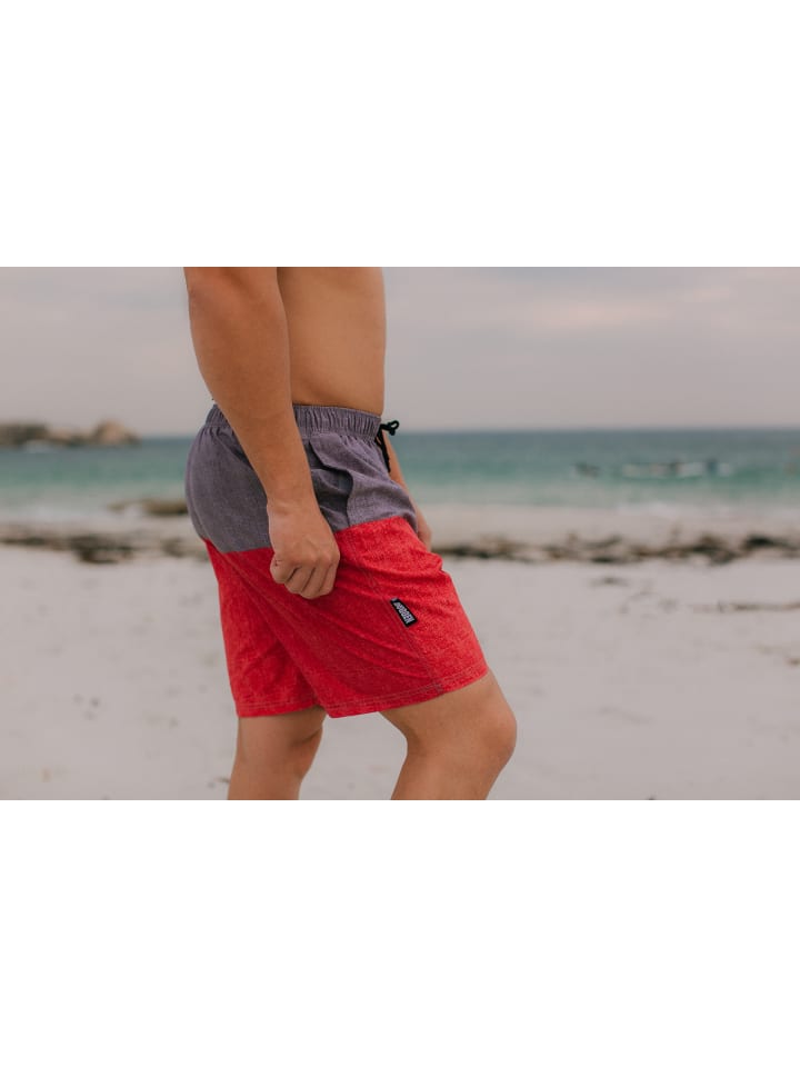 GUGGEN MOUNTAIN Badehose Widder in Rot günstig kaufen