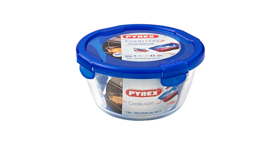 PYREX Cook & Go Mehrzweckform m. D. 1,6l rund