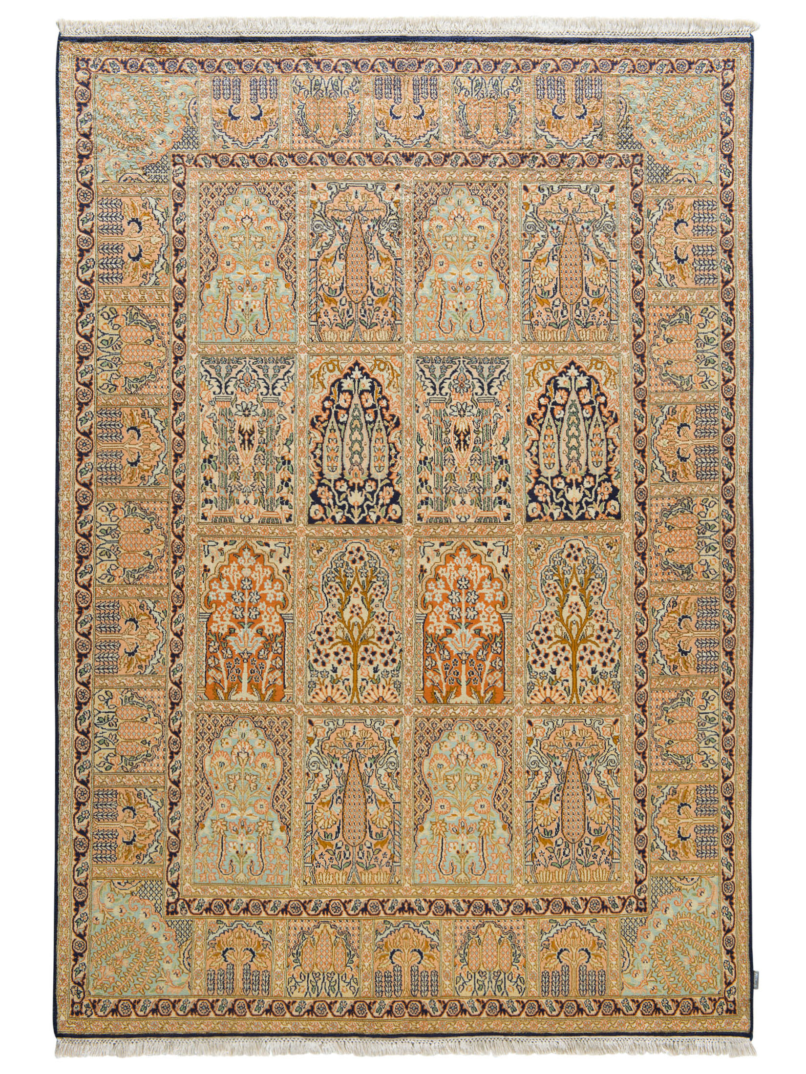 Kaschmir Seide 18/18 ca. 153 x 218 cm, Unikat / Einzelstück