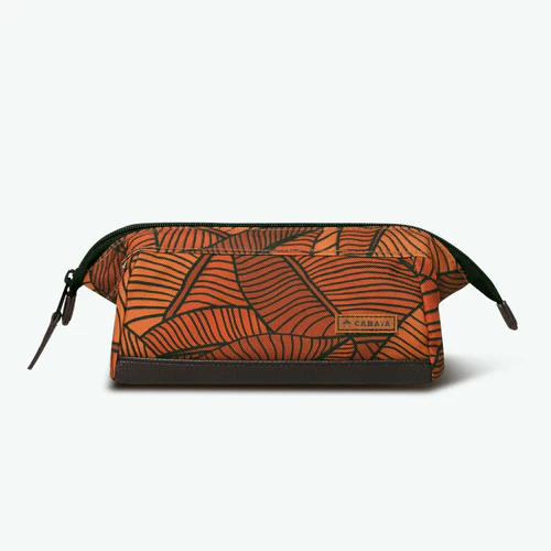 Elm Street orange school pencil case