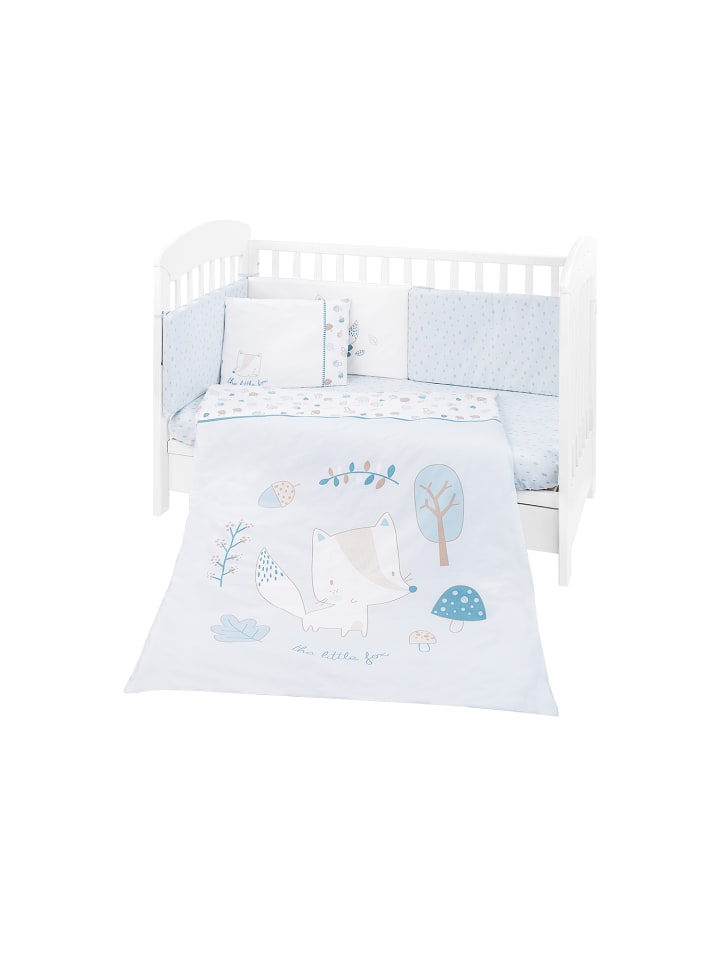 Kikkaboo Babybettwäsche 6-teilig in blau günstig kaufen onesize
