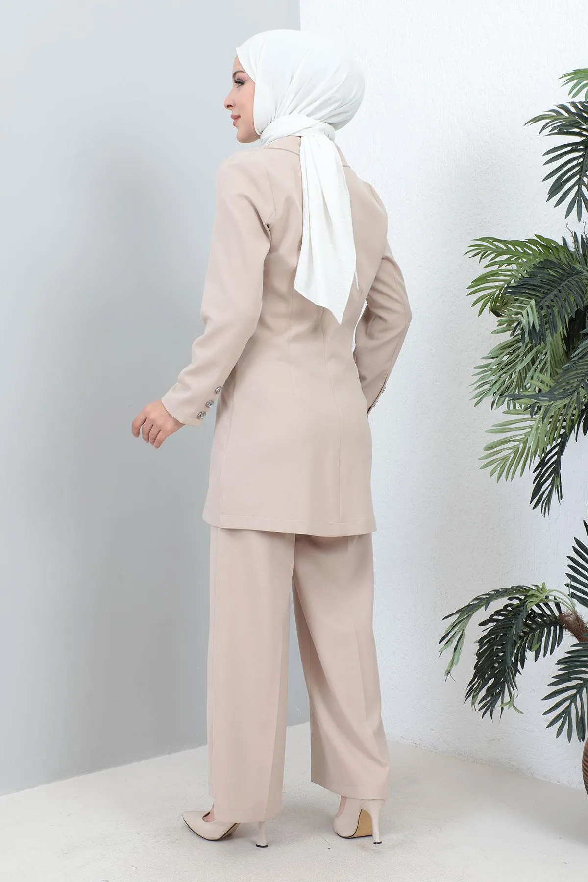 Modamihram  Jackenanzug Beige 19005