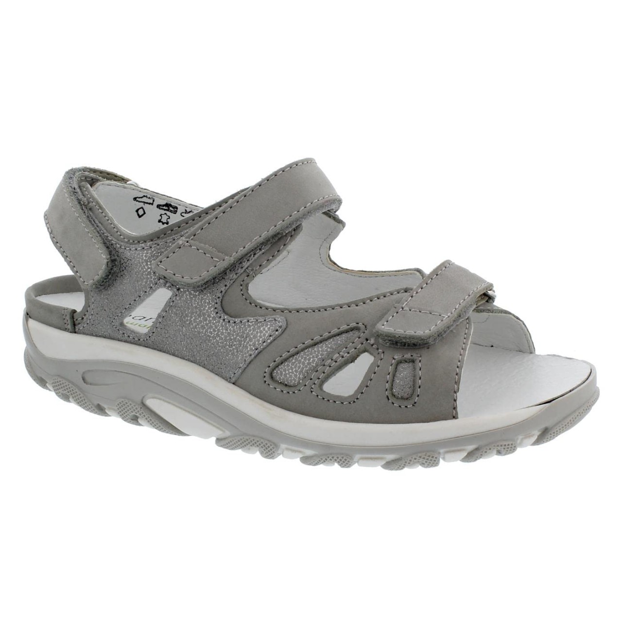 WALDLÄUFER Klassische Sandalen grau