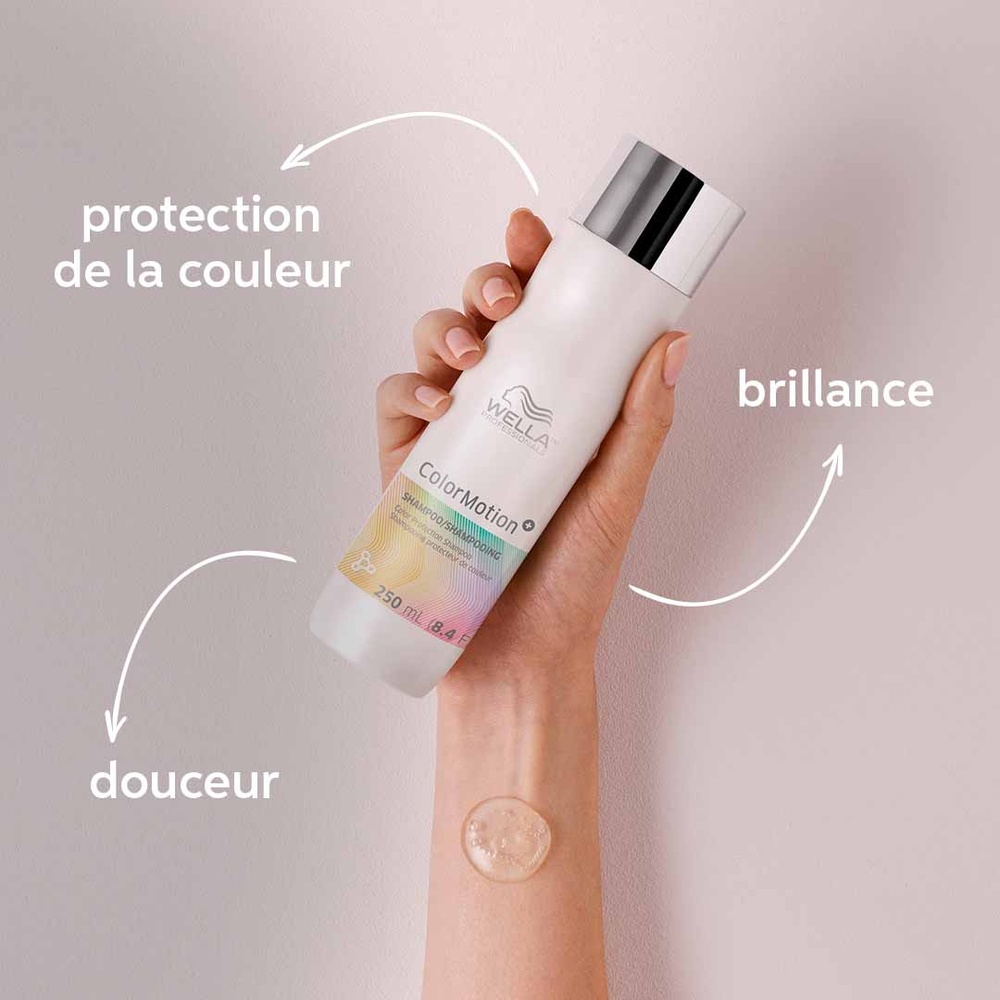 Wella Shampooing Color Motion, Shampoing protecteur de couleur, 50ml Shampoing