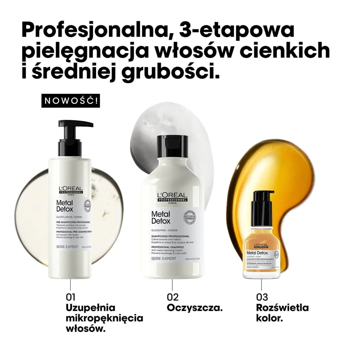 L'Oréal Professionnel Paris Metal Detox Protective Shampoo, 500 ml