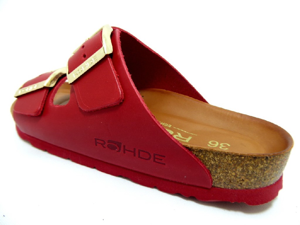 ROHDE Komfort Sandalen rot
