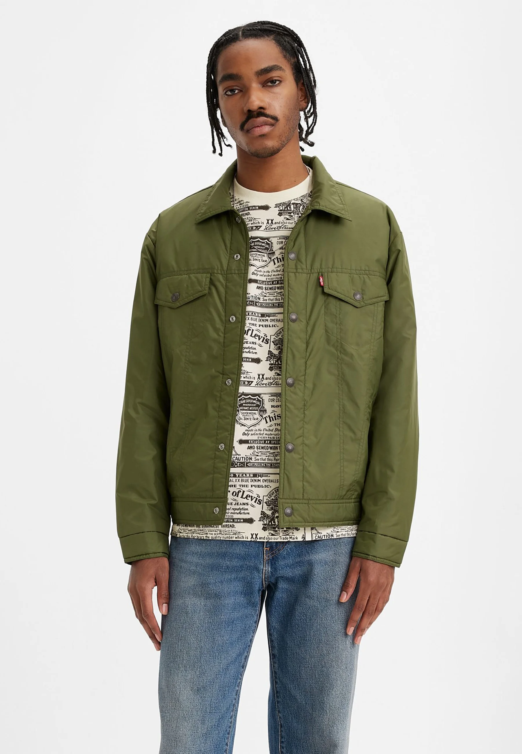 Chaqueta de camionero acolchada de corte relajado Levi's® - Chaqueta de entretiempo