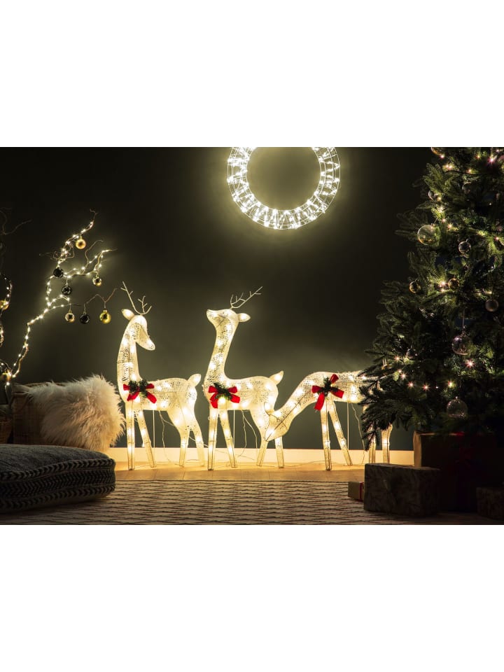 Beliani LED Deko ANGELI in Weiß - (W) 41 x (H) 92 x (L) 15 cm günstig kaufen onesize