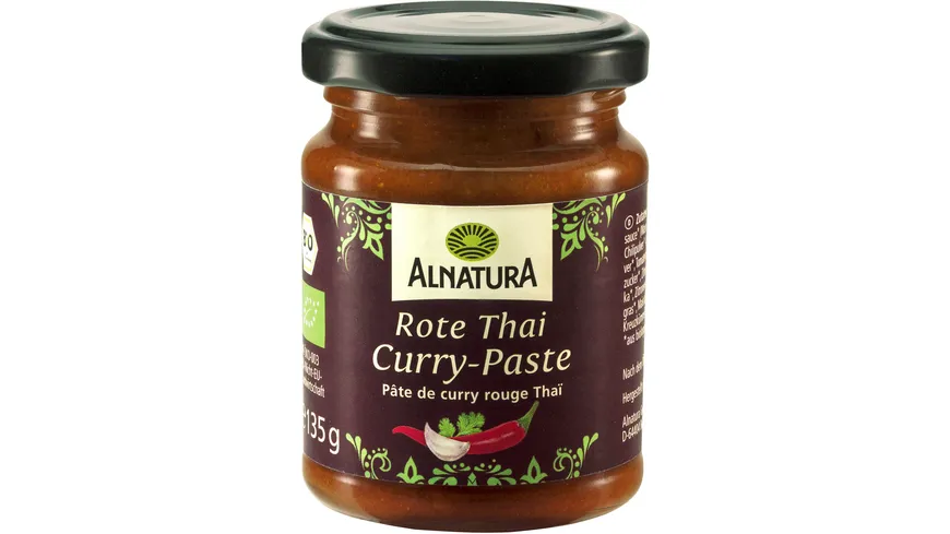 Alnatura Bio Rote Thai Curry-Paste 135 g