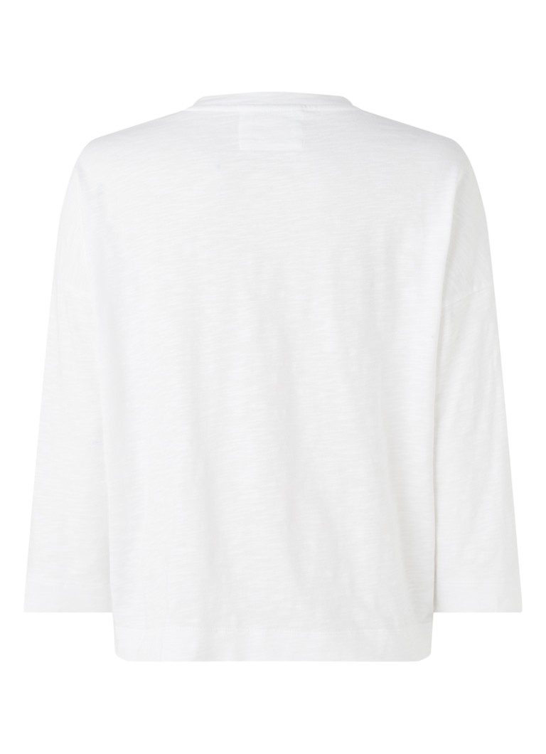 Whistles Cotton long-sleeved shirt with chest pocket