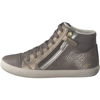 Geox J Gisli Girl Sneaker High in braun
